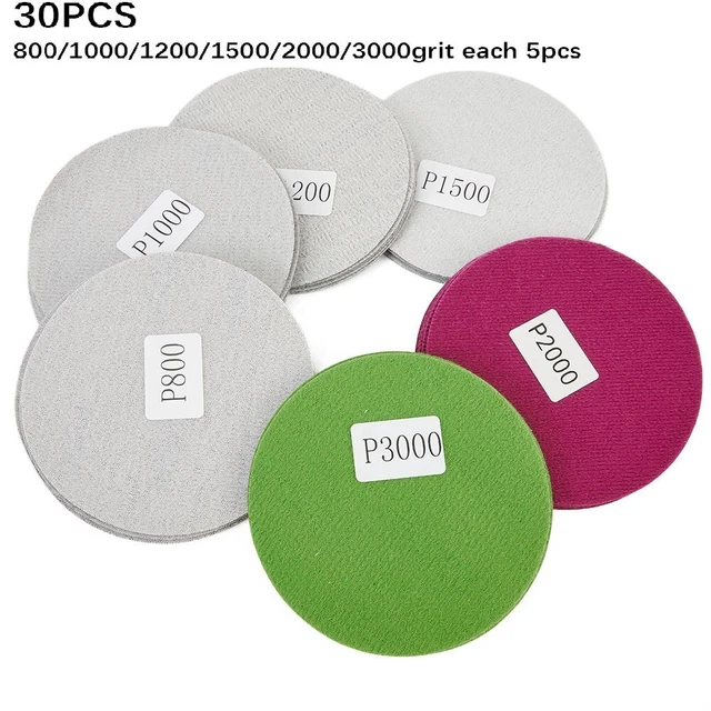 30 Pièces / Set Hook & Loop Mouillé / Sec 1- 7  800/1000/ 1200/1500/2000/3000