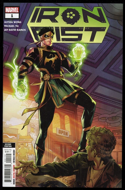 Iron Fist #1 (2022) Michael Yg 2Nd Print Variant Cover Marvel Comics