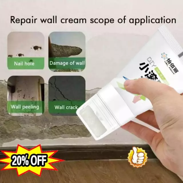Pequeño cepillo rodante pintura de látex pintura de pared reparación de pared pasta ecológica