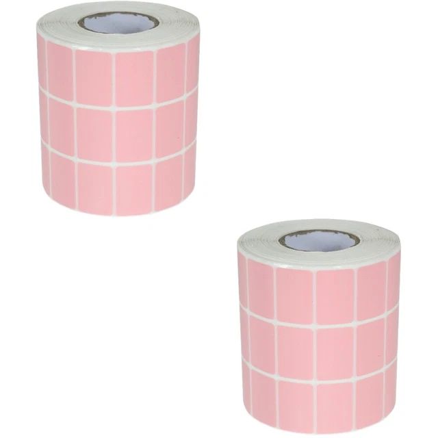 2 Rollen aus leeren Versandetiketten selbstklebende Etiketten leere farbige