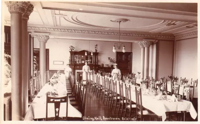 Dining Hall  Abbotsview Home Sanatorium Galashiels unused RP pc J Clapperton