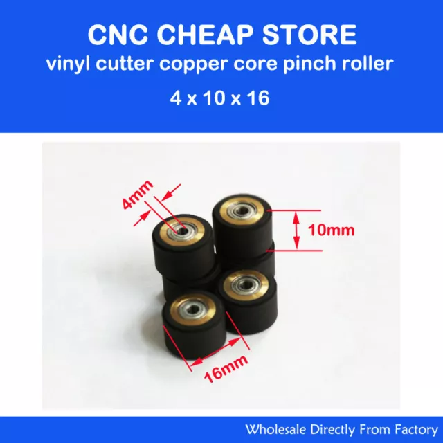 6p Roland Graphtec Mimaki Ioline Summa Vinyl Cutter Cutting Plotter Pinch Roller