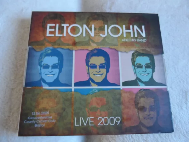 Elton John - Live 2009 - RARE - Gloucestershire /Bristol 13/06/09 - 2cd/1cdrom