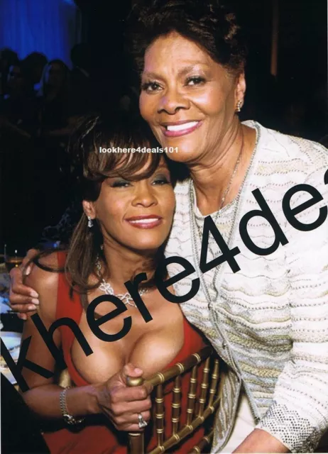 Whitney Houston Photo 4x6 Dionne Warwick Singer Music Celebrity Collectibles