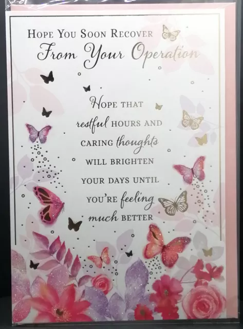 Get Well Soon From Operation Card - For Her/Female