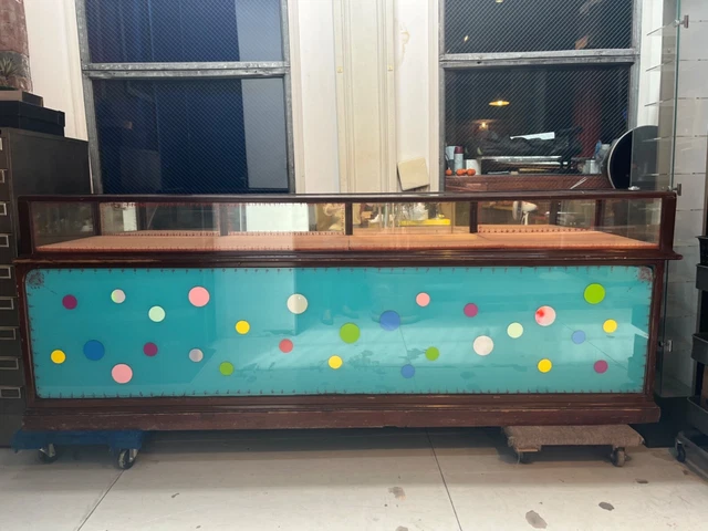 Antique Large Shop Counter Display