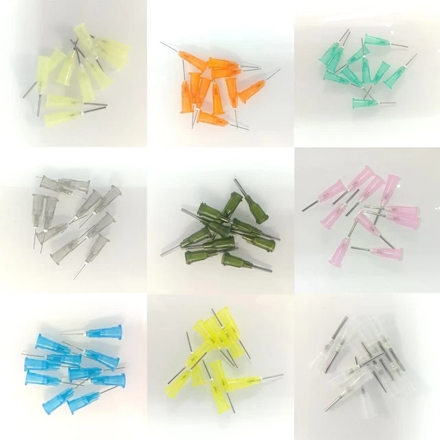 10x 14G 15G 16G 18G 19G 20G 21G 23G 25G 27G Dispensing Needle Tips S/S Glue Disp