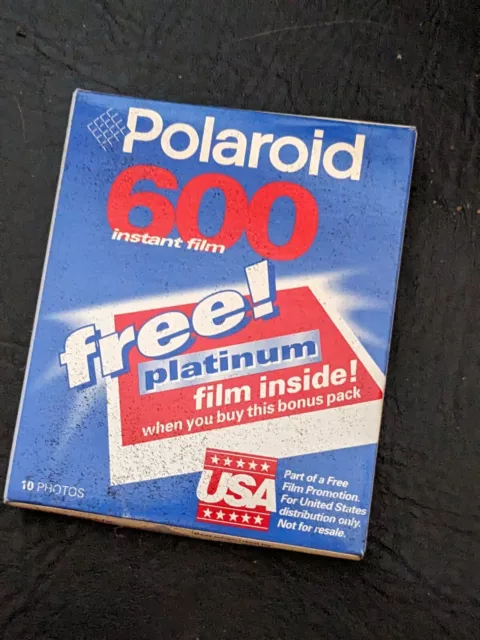 Polaroid 600 Sofortbildfilm 10 Fotos Exp 01/1999 USA Neu