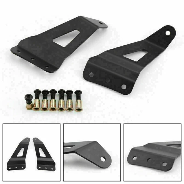 50" LED Light Bar Windshield Mounting Bracket Kit For 07-14 GM Pickup and SUV FL