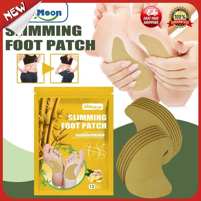 es 12pcs Fever Foot Patch Anti-Swelling Foot Patches Detox Relieve Physical Fati