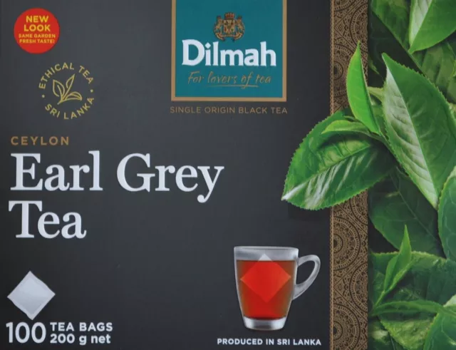 DILMAH Tee - 100% Pure Ceylon Earl Grey 100 Teebeutel
