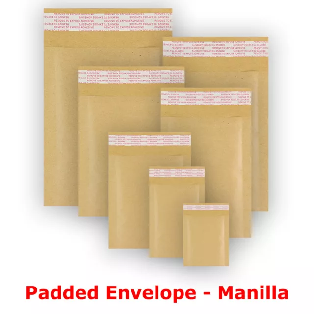 All Sizes Padded Bubble Bags / Envelopes All Courier - Gold Cheapest