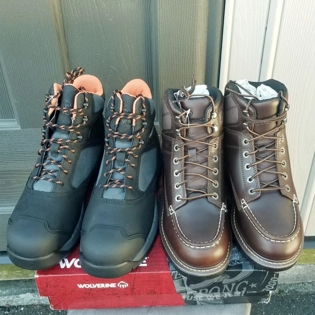 WOLVERINE RUSH ULTRASPRING Carbonmax toe waterproof boots size 10 two