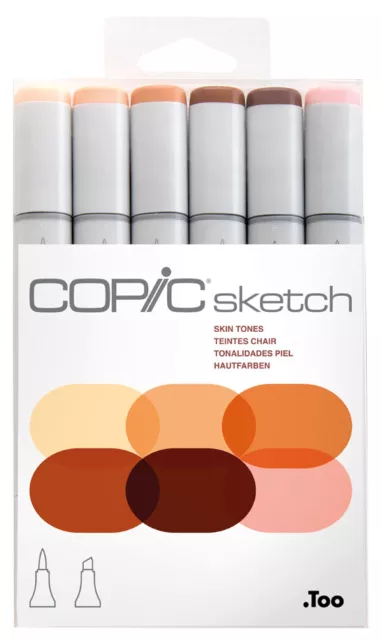 COPIC Marker sketch 6er Set "Portrait"