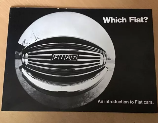 Fiat Range Brochure 1976/77 126 To 130 Ref 70M 7 76