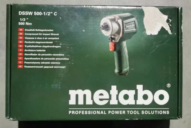 Metabo DSSW 500-1/2" C Druckluft-Schlagschrauber