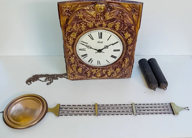 Cordonnier Outil Ancienne Pendule Murale ODO Tige Marteau