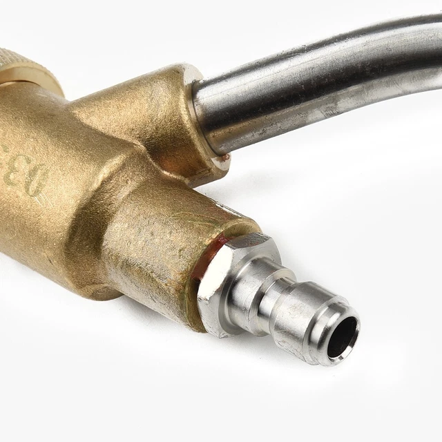 Raccord Droit En Laiton Pour Tuyau 1/4" - Type "barb" (à Ergots) - Pour Air, Eau, Carburant, Huile - Pression Max 250 PSI