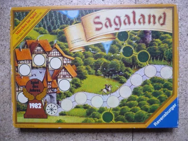 Ravensburger SAGALAND - Spiel des Jahres 1982 - Ältere Ausgabe - Komplett -