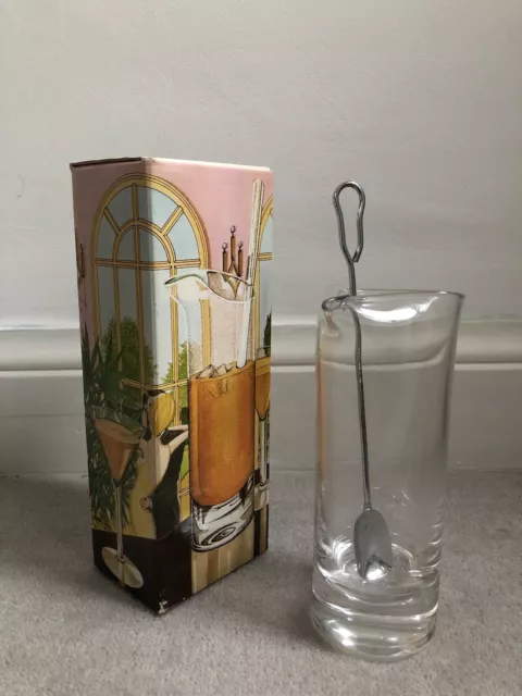 Dartington Art Deco Style Cocktail Shaker and Stirrer with Box