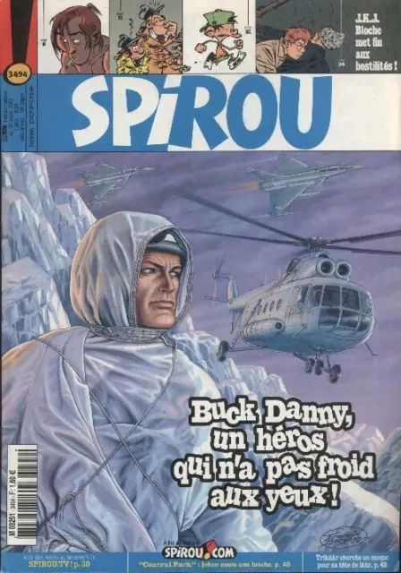 3421627 - Spirou n°3494 : Buck Danny, un héros qui n'a pas froid aux yeux ! - Co