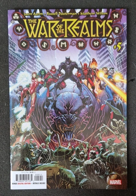 War Of The Realms #5 Nm+ August 2019 Marvel Comics