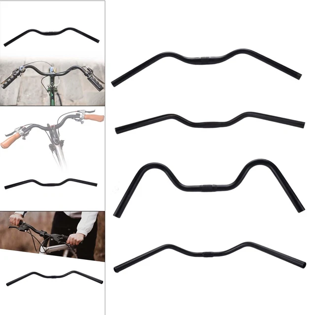 FLAT BAR RISER Bar Bent Bar Swallow Handlebar for Cycling City Bikes £ ...