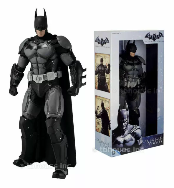 NECA DC Comics Arkham Origins Batman 1/4 Scale Action Figure 18" - NEW BOXED 2