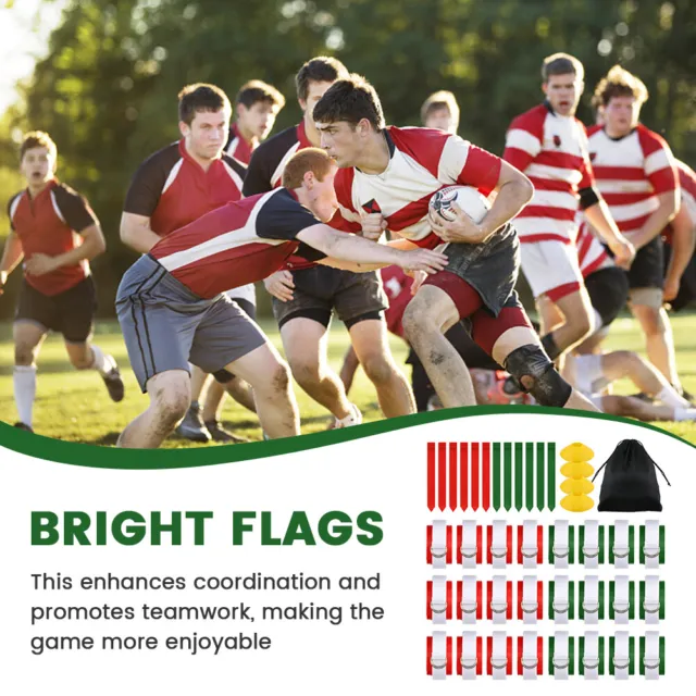 Flag Football Set Kids Premium Kids Belts And Flags For Adults And Youth  Rugby Training Sport