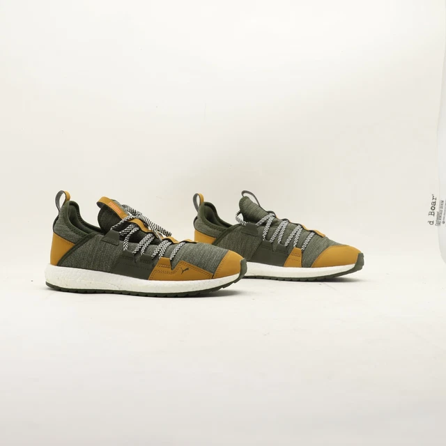 Baskets PUMA Mega NRGY D'Occassion Pointure : (Cod.SS3068) en Toile et Cuir Vert