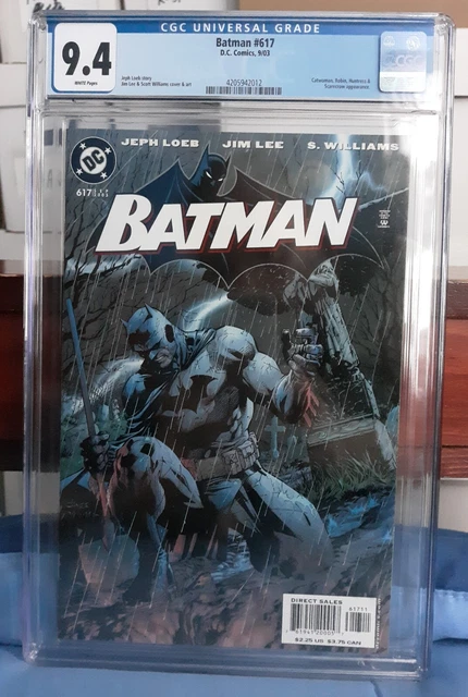 Batman #617 CGC 9.4 Hush Catwoman Robin Scarecrow Huntress Jeph Loeb Jim Lee