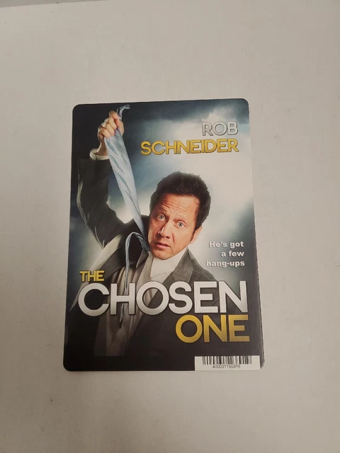 The Chosen One  BLOCKBUSTER SHELF DISPLAY DVD BACKER CARD ONLY 5.5"X8"