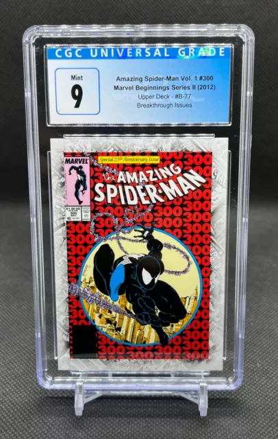 2012 Marvel Beginnings 2 Breakthrough Issues Spiderman Cgc 9 Mint #B77 Asm 300