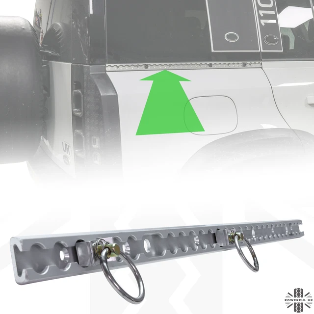 UTILITY SIDE RAIL RIGHT for Land Rover Defender L663 110 track locking ...