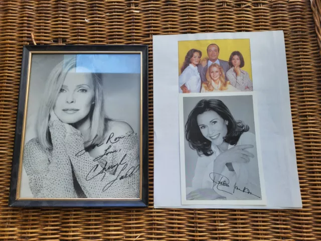 Original Cheryl Ladd Charlie's Angels Signed Photo Autograph Kate Jackson READ