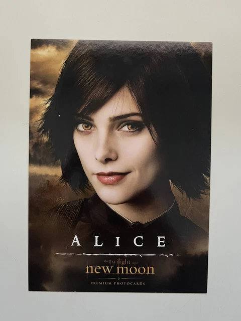 TWILIGHT “ NEW MOON ” PHOTOCARDS - Alice Cullen #5 Character Card - TOPPS 2009