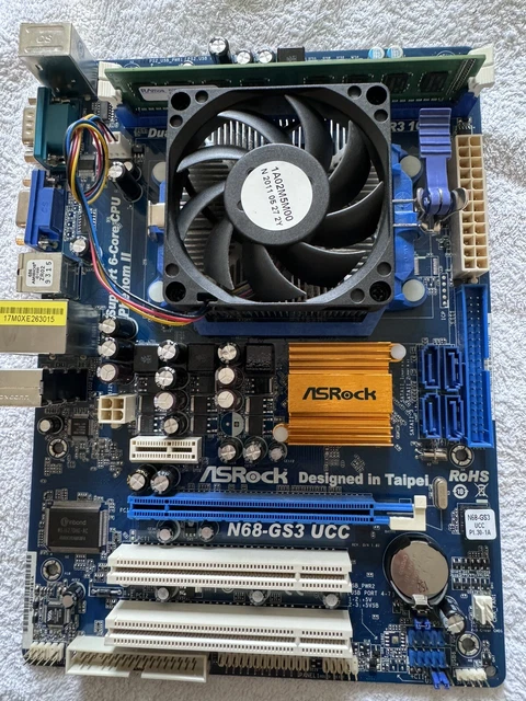 ASROCK N68-GS3 UCC, 2gb Ram , AMD Athlon II Processor Vintage ...