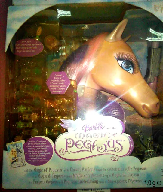 Barbie Cavallo Pegaso Testa Cavallo Magico  Magic Of Pegasus Nrfb