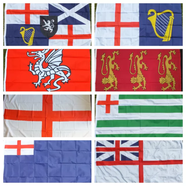 England Old Historical Flags 5x3 Anglo Saxon Pendragon St George Dragon History