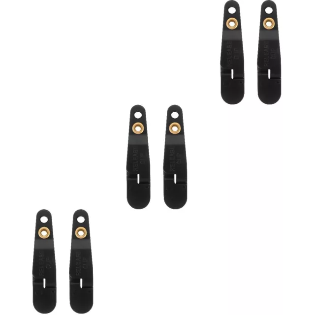 6 Pcs Trolling Clips With Key For Weight Planer Board Down-rigger Fishing
