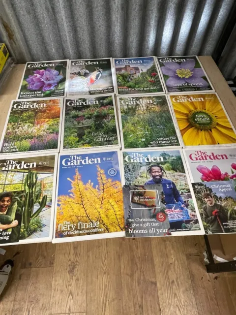 RHS The Garden Members Only Magazine 12 Issues Jan-Dec 2021