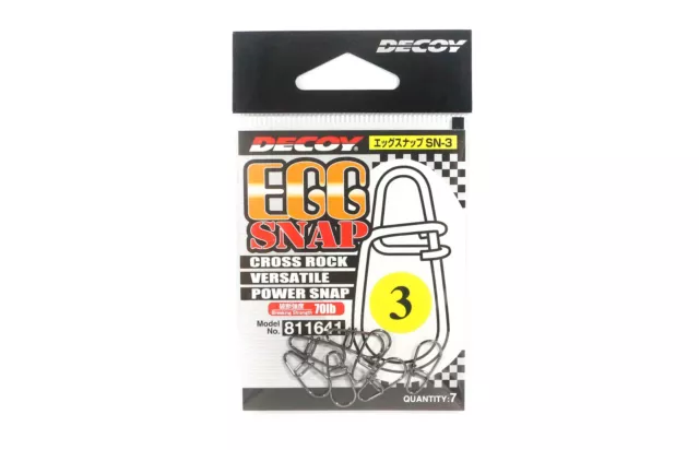 Decoy SN-3 Egg Snap Powerful Cross Lock Snap Size 3 (1641)