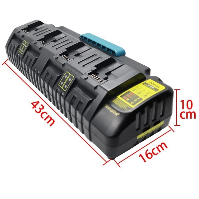Portable DCB104 Rapide Chargeur 4-Port Remplacement 100V 240V 50/60Hz 1pcs