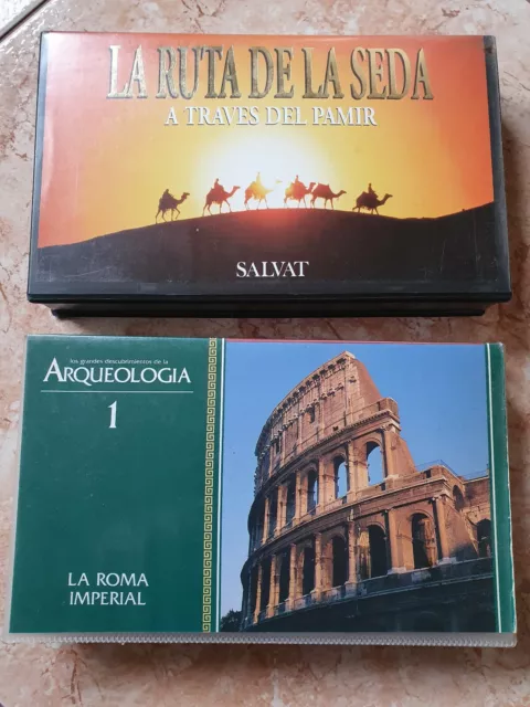 2 Peliculas Vhs "La Ruta De La Seda" Y "Arqueologia: La Roma Imperial"