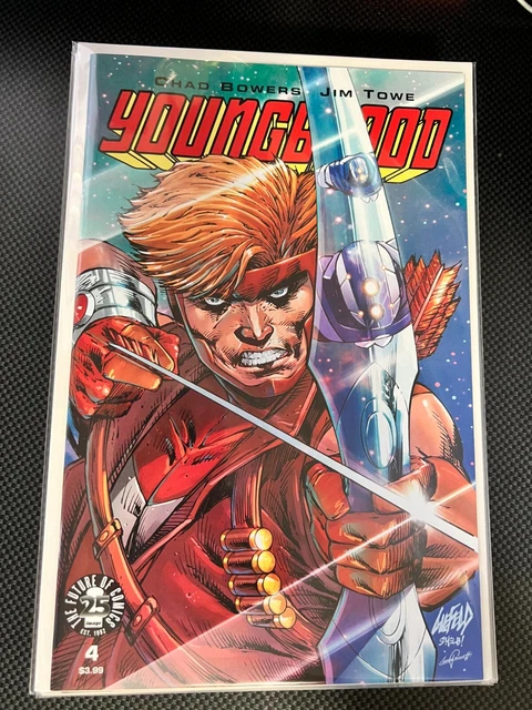 Youngblood #4 Rob Liefeld Cover B Variant Image Comics 2017 Bowers & Towe NEW