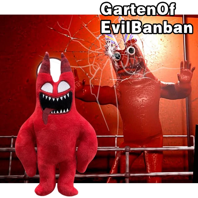 CUTE AND FLUFFY Evil Banban Monster Plush Toy Sa Brand Red Devil