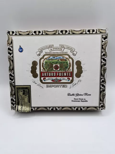 Arturo Fuente Double Chateau Fuente Wood Empty Imported Cigar Box