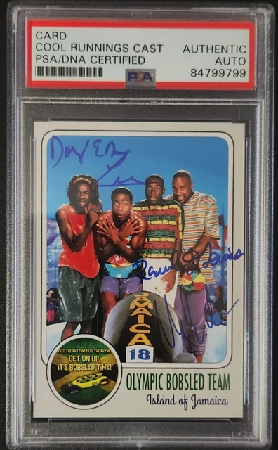 Disney's Cool Runnings Cast Signed Trading Card Autographed PSA COA