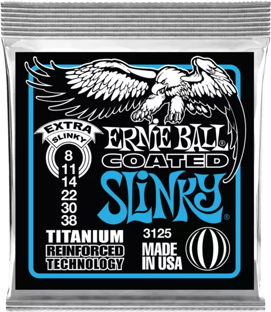 Ernie Ball 3125 Extra Slinky Rps Coated - Jeu De Cordes Guitare Electrique 8-38