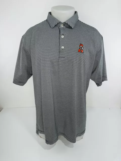 OKLAHOMA COWBOYS / PETER MILLAR Embroidered Mens XL Golf Polo Shirt